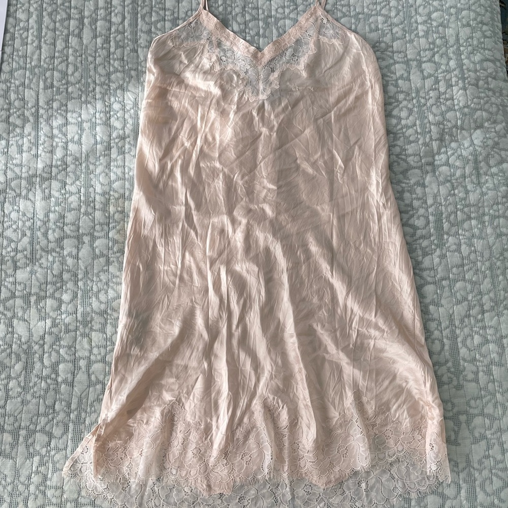 Soma Sensuals - Blush Satin Slip Dress
